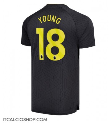 Everton Ashley Young #18 Seconda Maglia 2024-25 Manica Corta